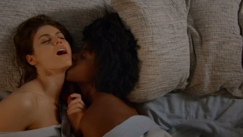Alexandra Daddario, Kirby Howell-Baptiste - Nude & Sexy Videos in Why Women Kill s01e02 (2019)