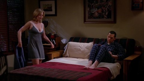 Courtney Thorne-Smith - Nude & Sexy Videos in Two and a Half Men s12e14 (2014)
